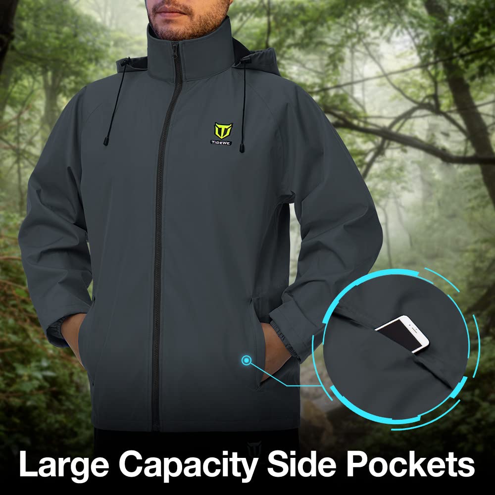 TIDEWE pants elastic cuffs and closure keeping water out while moving