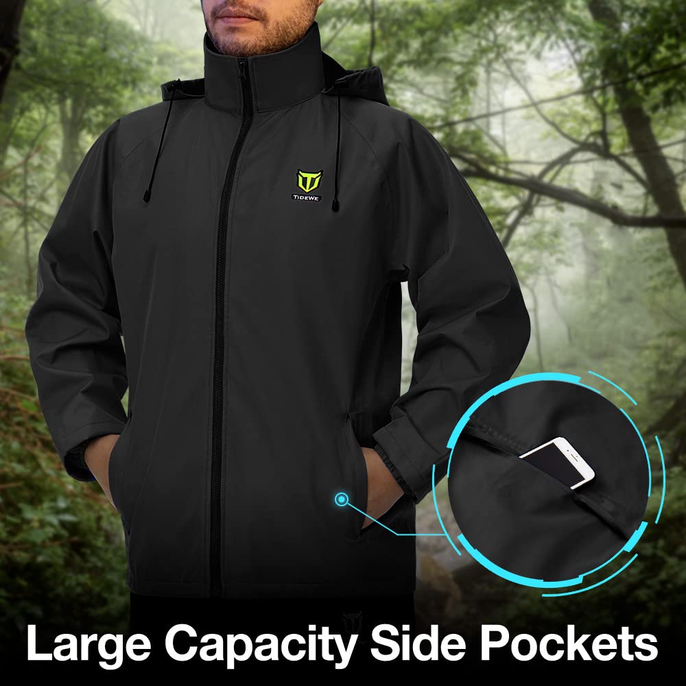 TIDEWE pocket in use with hands storing gear for quick access