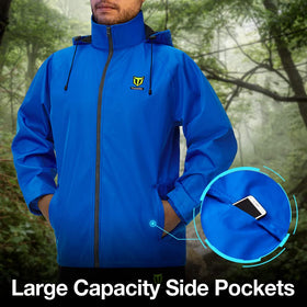TIDEWE side pocket view showing easy gear access and secure storage benefit