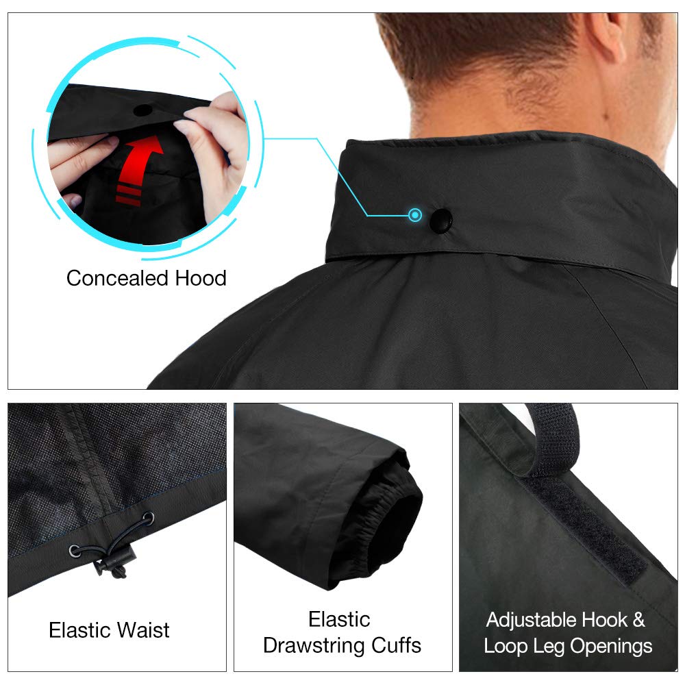 TIDEWE storage bag and packed size showing compact portability