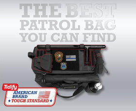 Tidify patrol bag removable dividers allowing custom internal organization