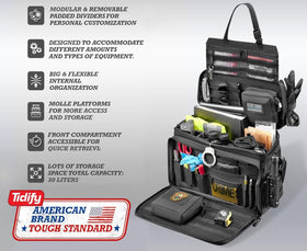 Tidify bag heavy-duty zipper and reinforced seam for long-lasting reliability