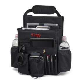 Tidify padded shoulder strap and headrest sleeve for comfortable carrying