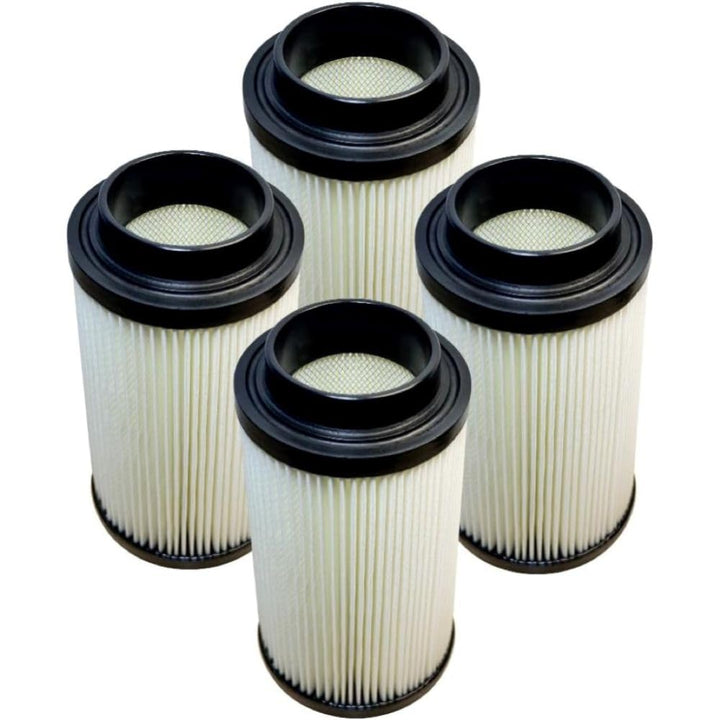 TidiRob front view of 4-pack air filters showing fit and benefit of immediate replacement