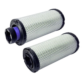 TidiRob fuel filter top view with clear fittings protecting fuel system from debris