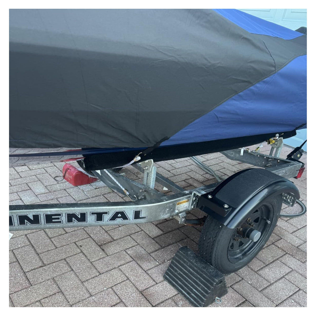 Tie Down mounting area showing bolt zone for customizable installation