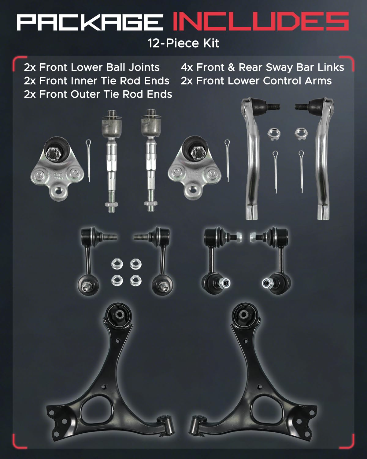 TIEZFUL parts being installed on a Honda Civic illustrating straightforward replacement