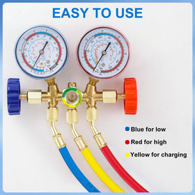 Tigbear hose alongside a ruler showing 60 inch length for reach without excess slack