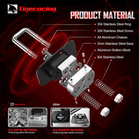 Tigeracing held in hand for scale demonstrating compact robust CNC aluminum