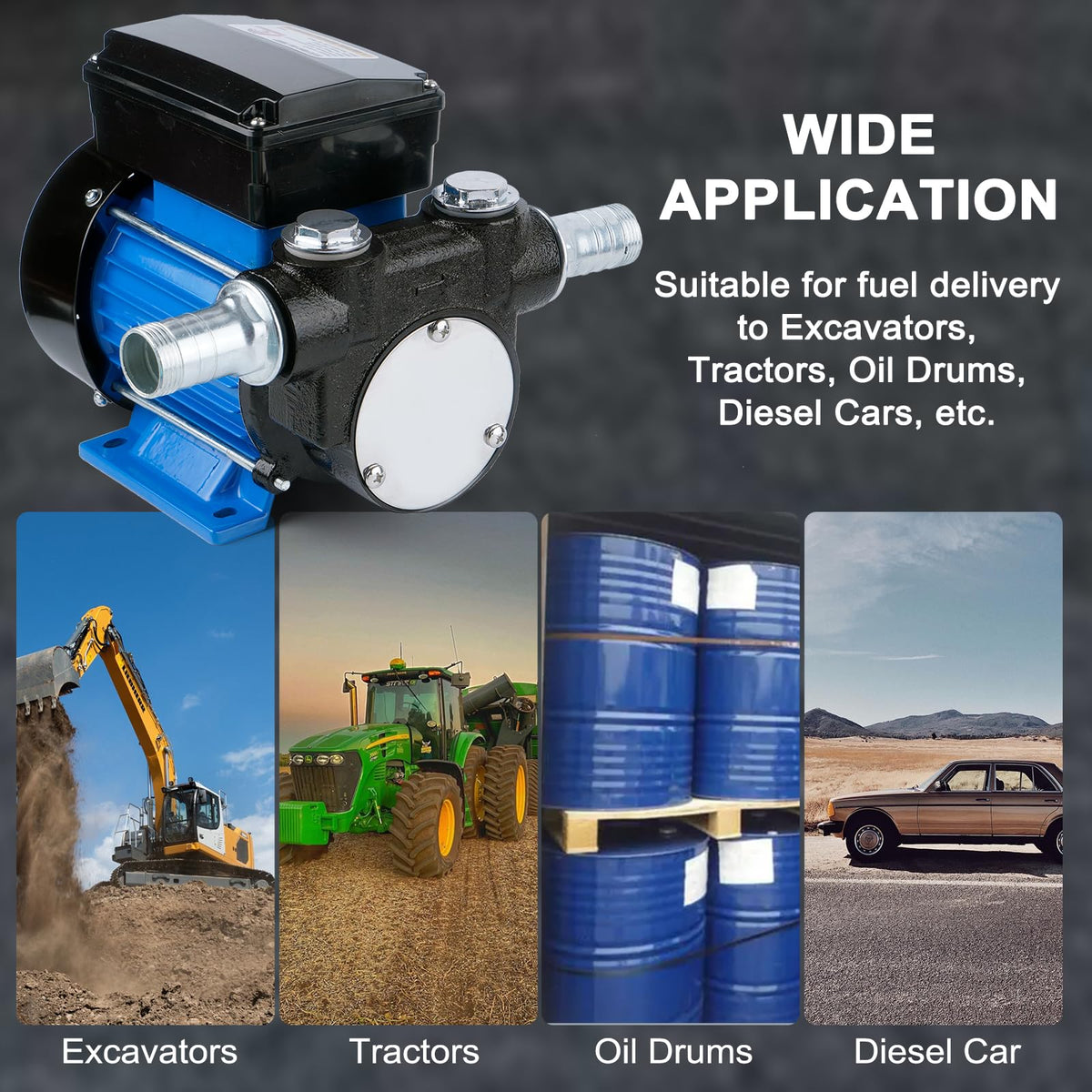 TIGEROAR pump next to tools showing size and portability advantage