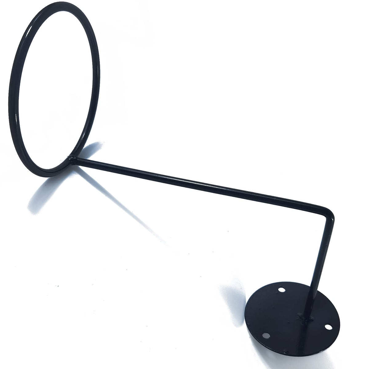 TIHOOD rack next to hand for scale showing compact size and easy installation