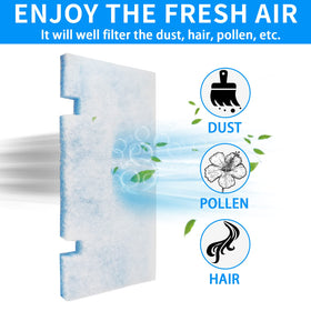 Tikfoam filter installed in RV AC unit demonstrating easy replacement