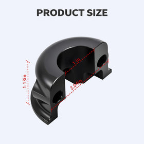 TIKGETUP side profile of half clamp highlighting CNC-machined precision and strength