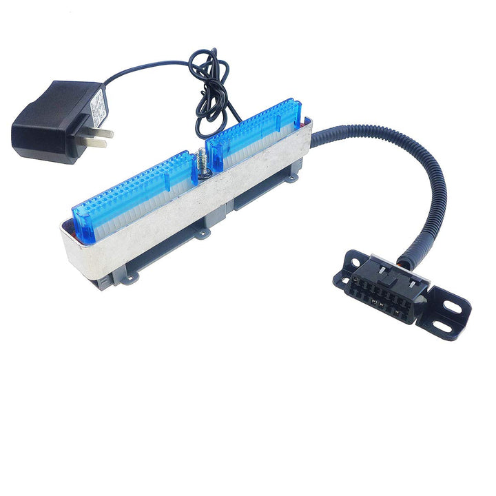 TIKSCIENCE front harness view showing ports and sturdy housing for reliable bench programming