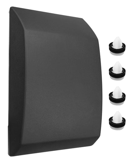 TIKSCIENCE front view of pillar moulding trim showing fit and finish benefit