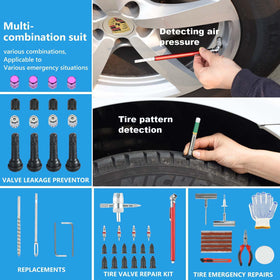 TILIBOTE tire pressure gauge close-up for accurate inflation checks