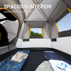 TIMBER RIDGE fabric close-up showing PU2000 waterproof coating protection