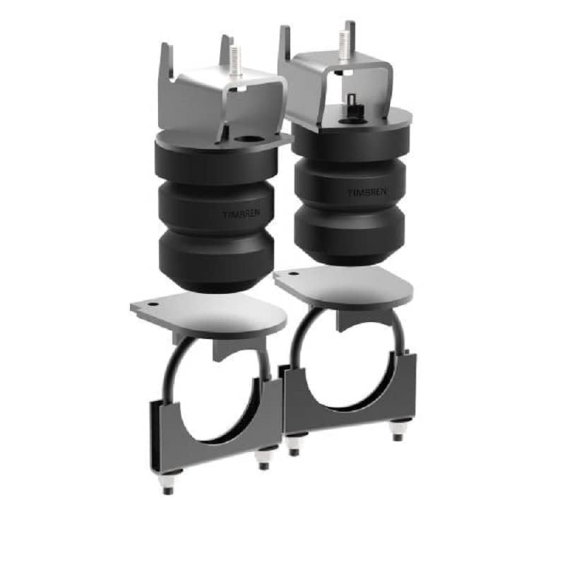 Timbren close-up of molded rubber spring highlighting durability and load support