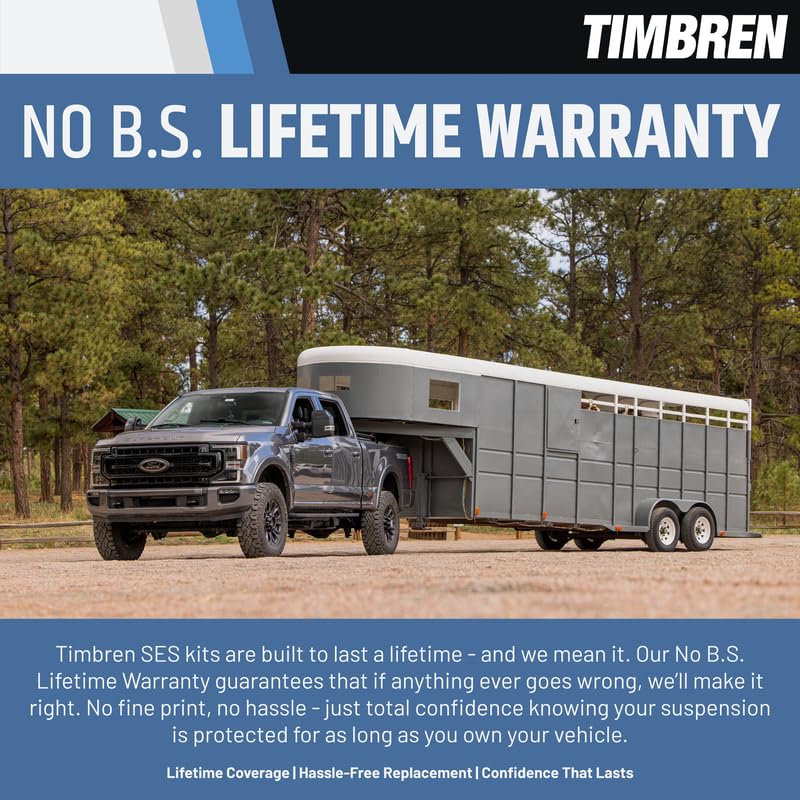 Timbren FR350SDJ angle underbody installation showing compact, maintenance-free design