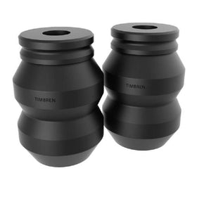 Timbren close-up of rubber progressive spring highlighting durable shock absorption