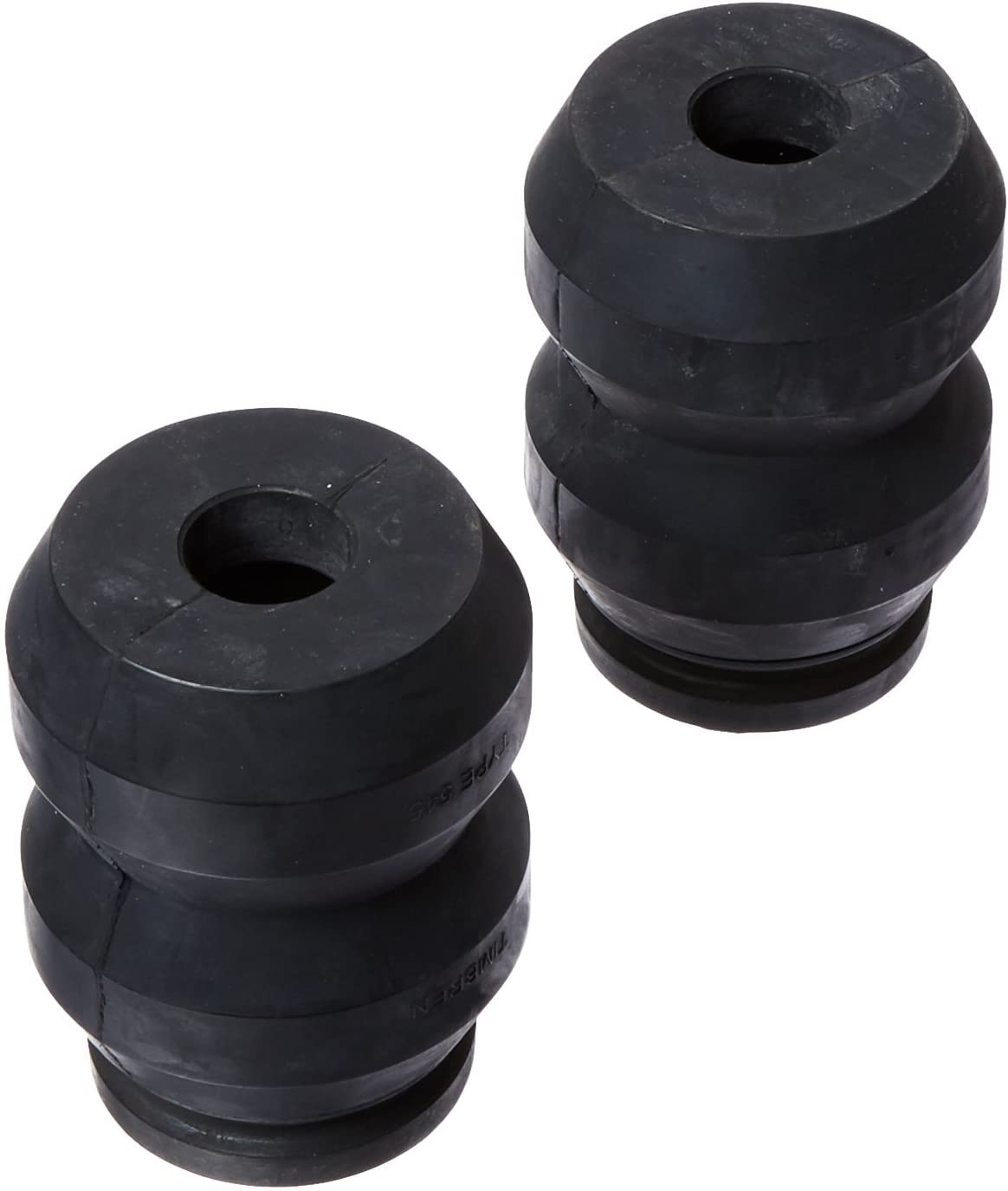 Timbren rear suspension installed on RAM 1500 showing improved load stability
