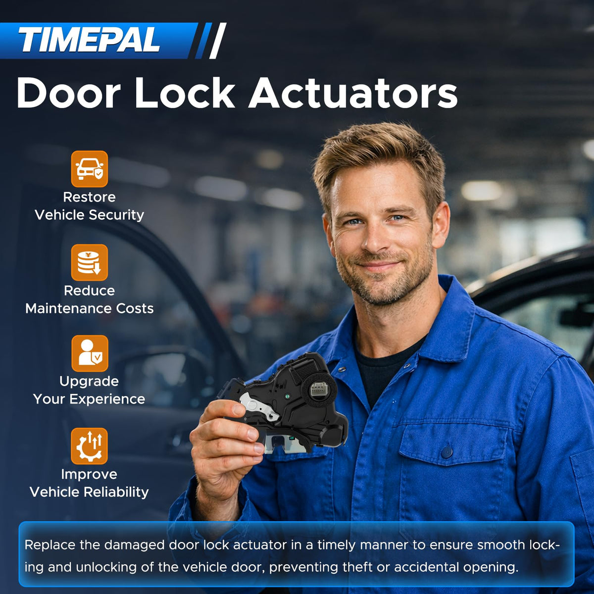 TIMEPAL textured ABS housing closeup highlighting durable construction