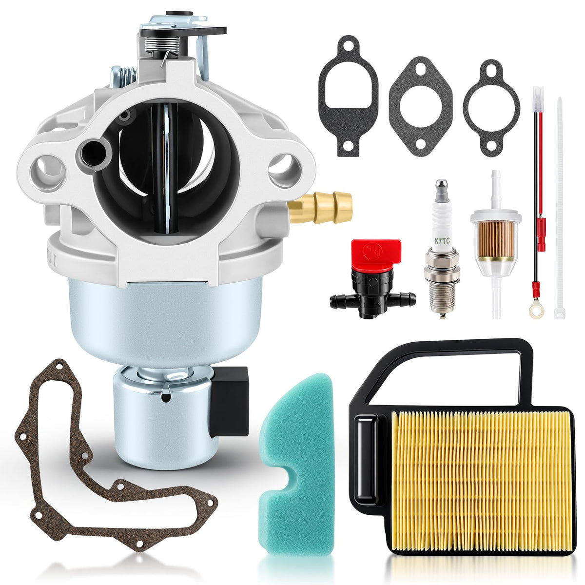 TIMEPAL carburetor front view showing fit and mounting benefits