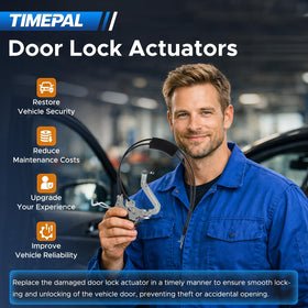 TIMEPAL actuator next to ruler showing compact size and fit benefit