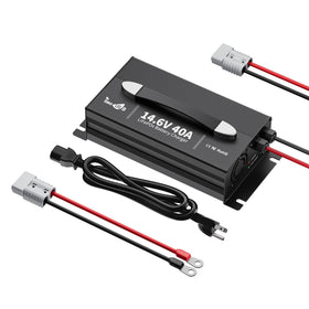 Timeusb charger front view showing controls and fast-charge design benefit