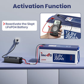 Timeusb lug connection close-up proving stable battery attachment benefit