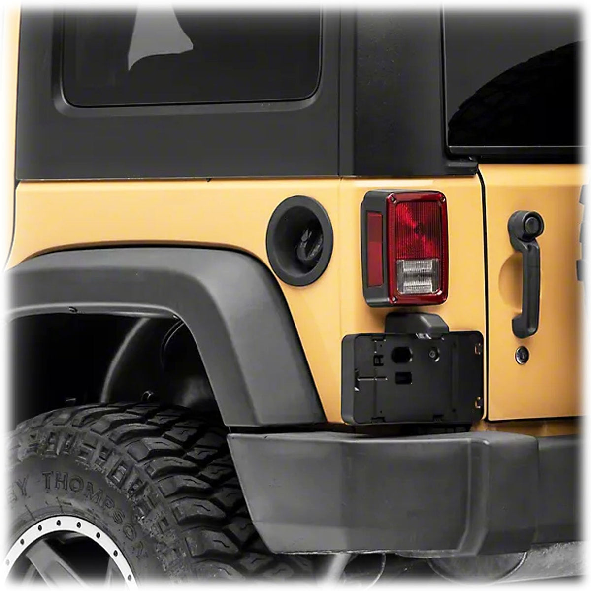 Timilge installed on Jeep Wrangler JK showing perfect factory alignment
