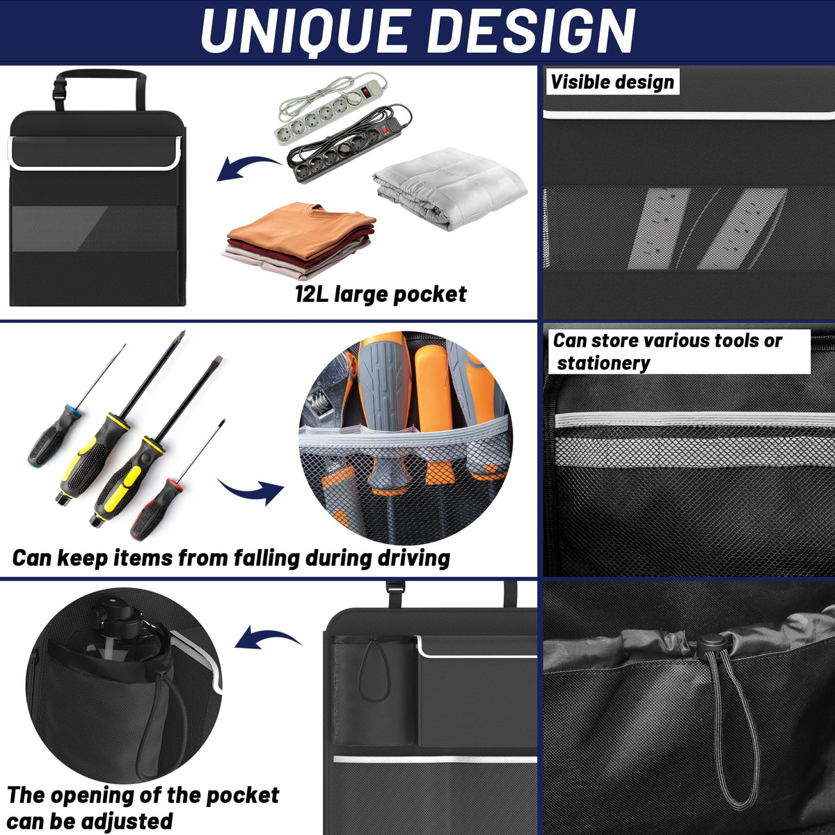 Timoxi installed in trunk showing size and secure cargo containment benefit