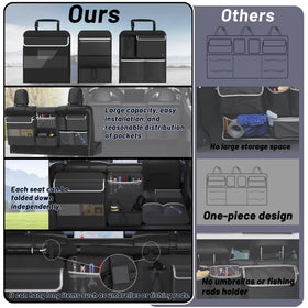 Timoxi pocket layout detail showing 10L pocket and quick-access organization benefit