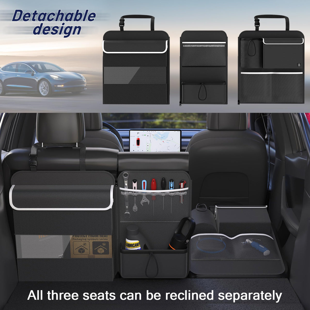 Timoxi zipper and seat-fold mechanism showing independent folding convenience benefit