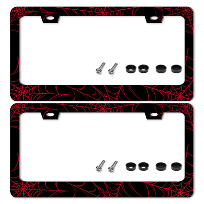 TINALUIN front view red spider web frame showing bold design and visual appeal