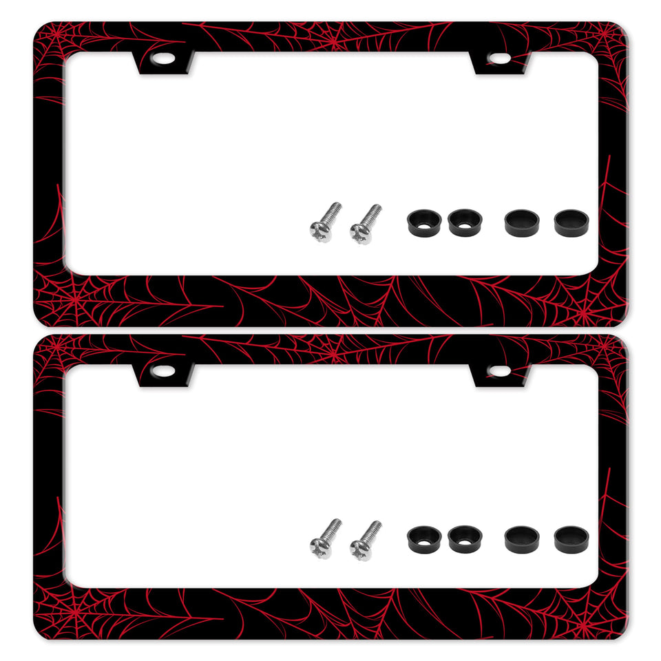 TINALUIN front view red spider web frame showing bold design and visual appeal