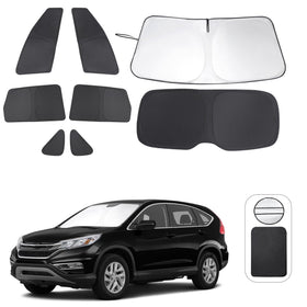 TINGLU front passenger window shade installed showing neat fit and sun reduction