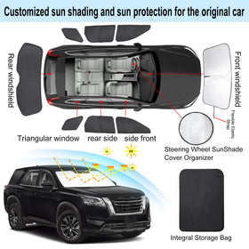 TINGLU installed on passenger side window showing quick installation advantage