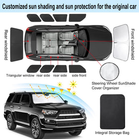 TINGLU side window installed on Toyota 4Runner demonstrating exact-fit protection