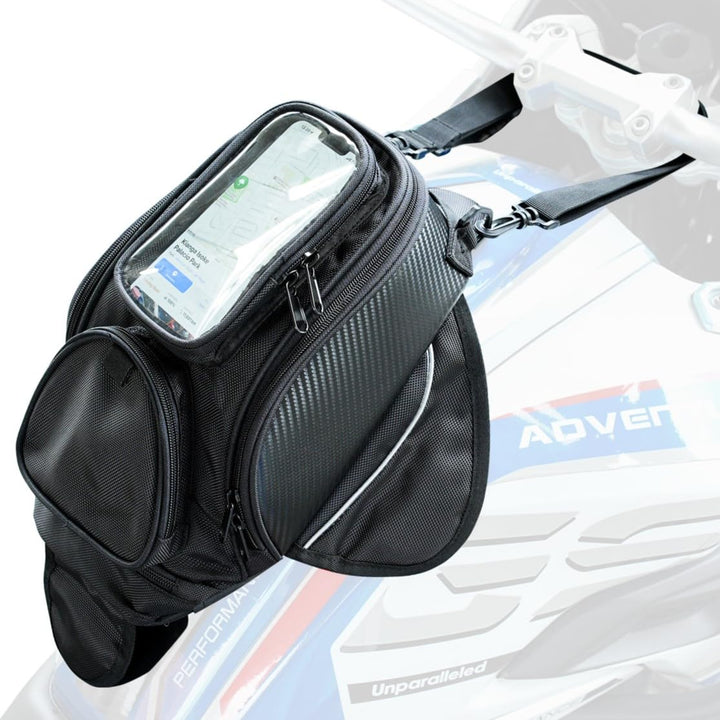 TINGPAI front view on tank showing secure fit and quick access