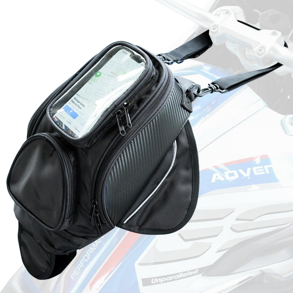 TINGPAI front view on tank showing secure fit and quick access