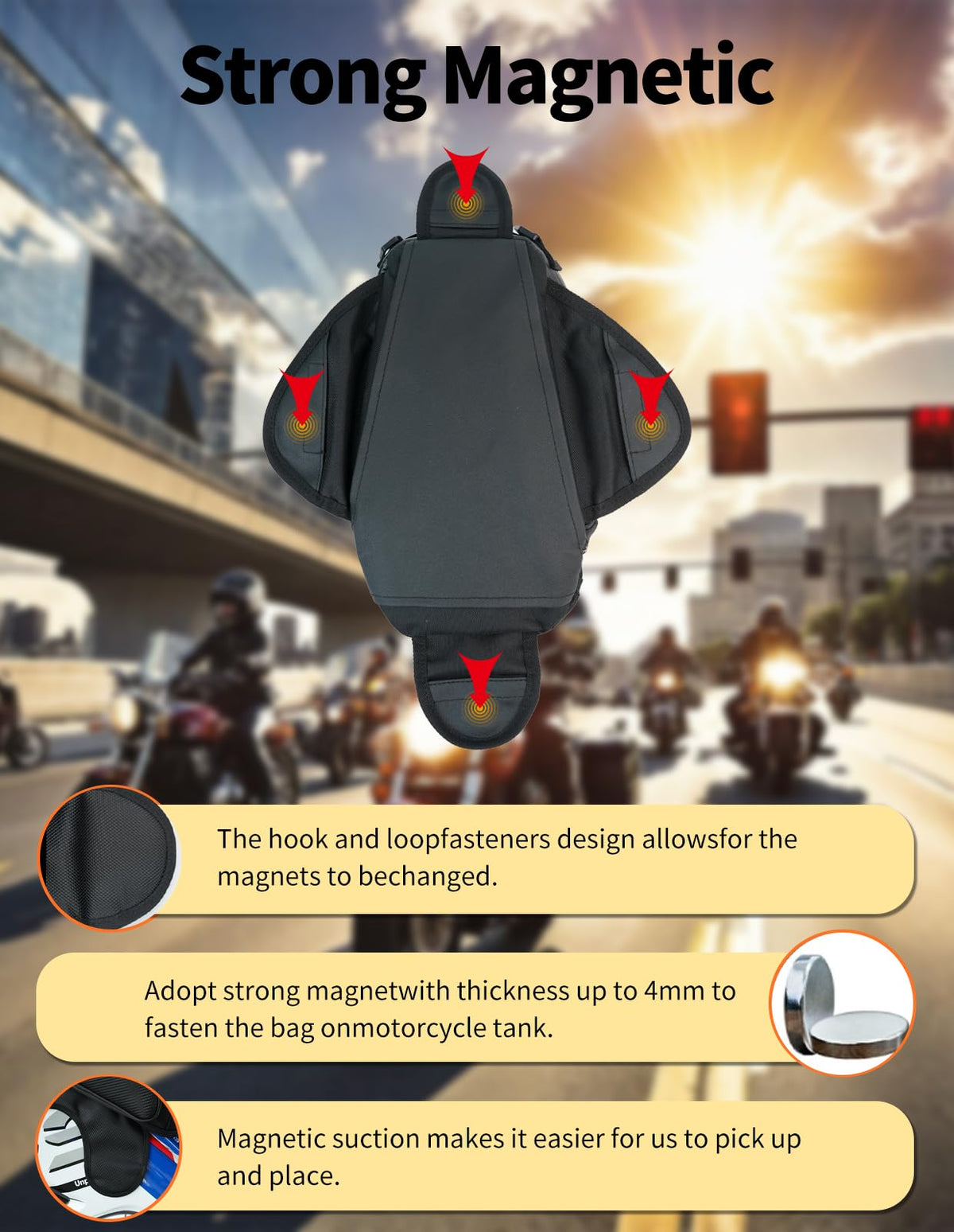 TINGPAI shown on bike beside helmet for size and scale comparison