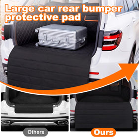Tinideya installed on SUV bumper demonstrating secure protection during loading