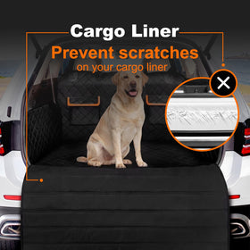 Tinideya pet on bumper mat illustrating traction and comfort for animals