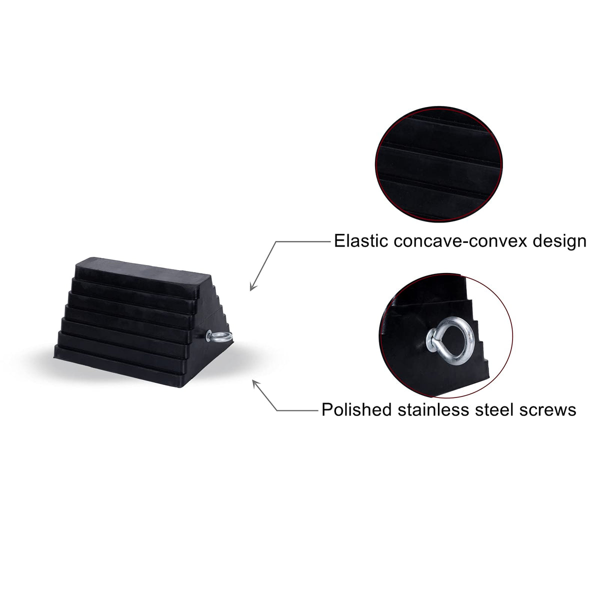 Tiousmoky eyebolt detail enabling easy placement and removal for convenience