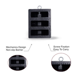 Tiousmoky chock in use under trailer wheel for secure parking and safety
