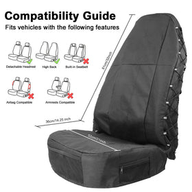 TIROL rear pocket with tablet inside offering organized storage solutions