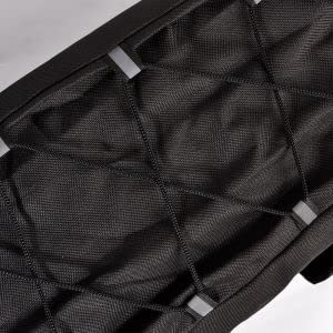 TIROL seat cover next to ruler showing size fit for commercial seats