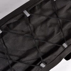TIROL seat cover next to ruler showing size fit for commercial seats