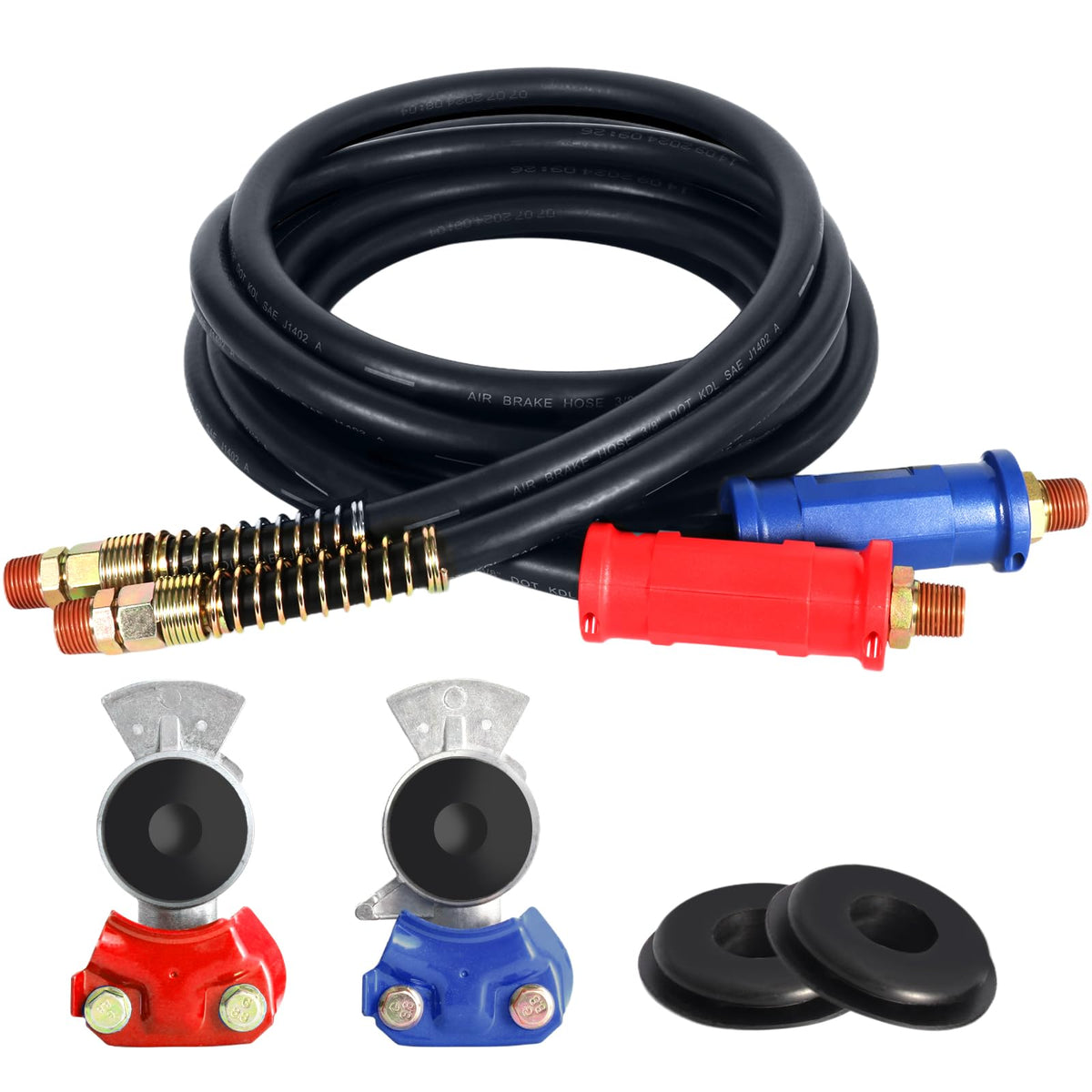TIROL kit front packaging showing complete air line set and components, clear identification benefit